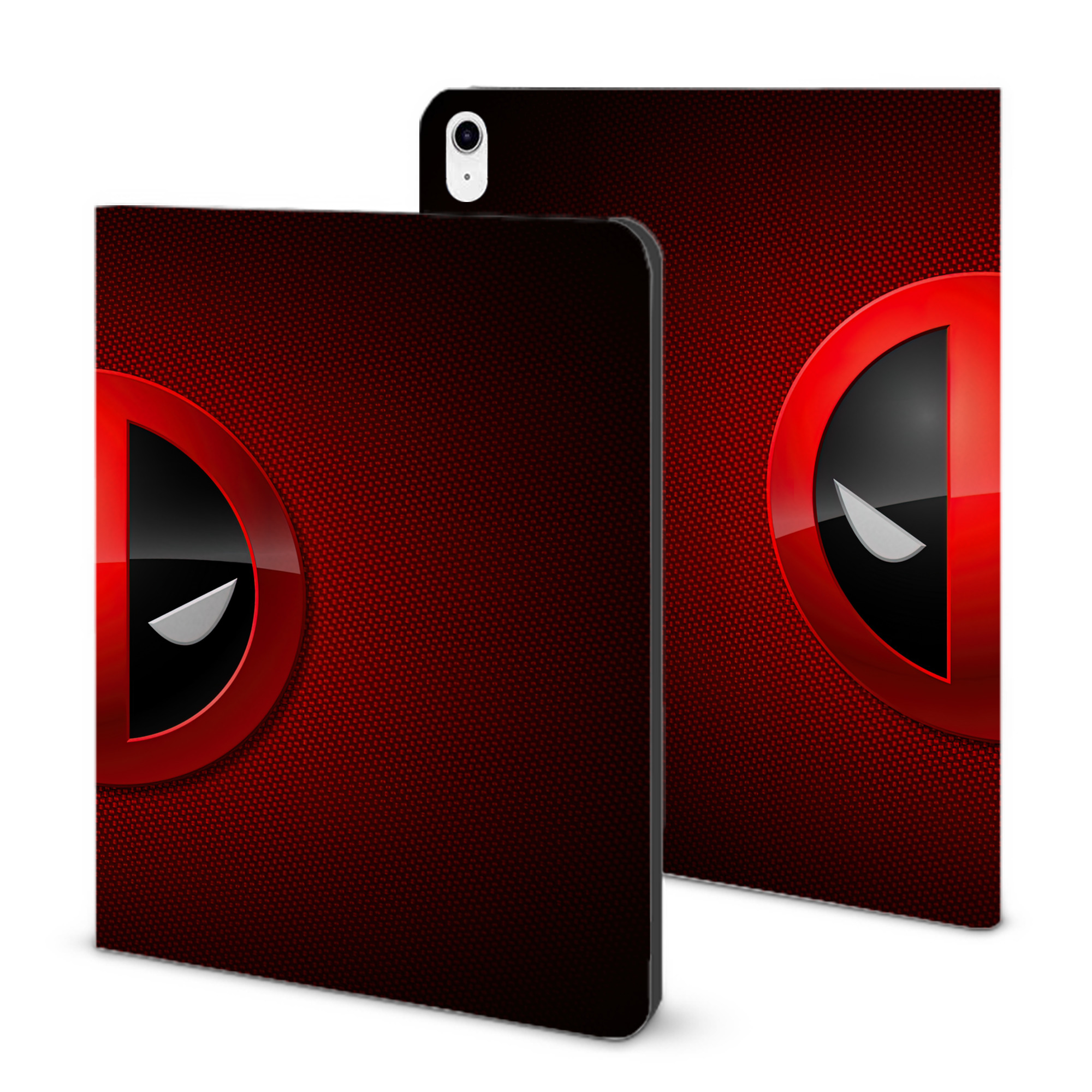 （画像用） Deadpool デッドプール IPad ケース ブック型 PUレザー TPU 耐衝撃 軽量 薄型 ペン収納なし 全面保護 IPad 各モデル対応